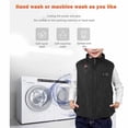 thumbnail image 5 of HomeGardon Heated Vest Heated Jacket for Boys Girls, Youth Kids Winter Coats, Heated Clothing With USB Power Bank, Smart Controller, Body Warmer Heating Jacket Rechargeable Waistcoat Gilet, 6-13 Years, 5 of 9