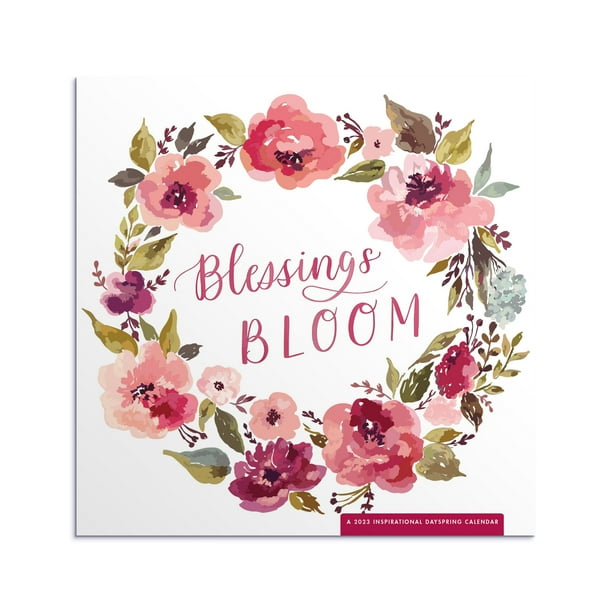 DaySpring, Blessings Bloom 2023 Wall Calendar A 2023 Inspirational