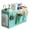 Green, variant on Bedside Storage Caddy Organizer for Headboards and Bunk Beds, Hanging Organizer Bag with Hooks for Phones, Magazines, Tablets, and More – Dorm Room Storage Solution