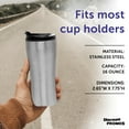 thumbnail image 4 of Stainless Steel Custom Travel Tumblers 16 oz. Set of 12, Bulk Pack - Perfect for Smoothies, Iced Coffee, Soda and Other Hot and Cold Beverages - Silver, 4 of 5