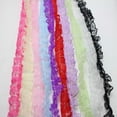 thumbnail image 4 of U8MO 38 Yards Ruffle Unilateral Lace Trim Ribbon 23mm Sewing Wedding Color Choice-Light Green, 4 of 9