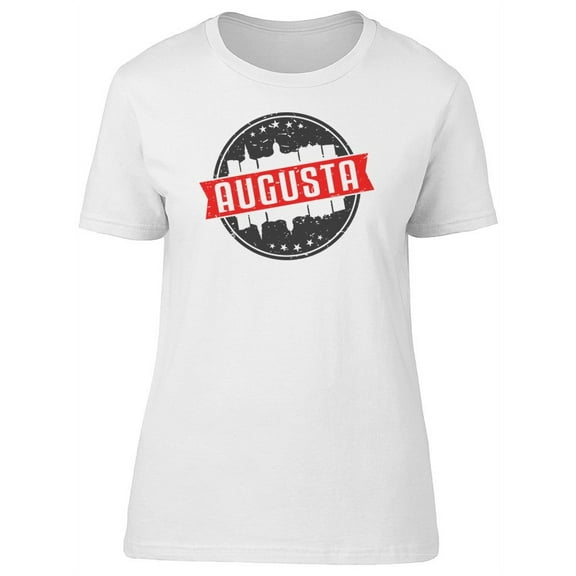 Augusta Maine Travel Lovers T-Shirt Women -Image by Shutterstock, Female Large