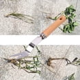 thumbnail image 5 of Weeder with Wooden Handle Sonwaha 2 PCS Manual Weeder Stainless Steel Gardening Manual Weed Puller Digging Weeding Weeding Velvet Root Weed Shovel, 5 of 5