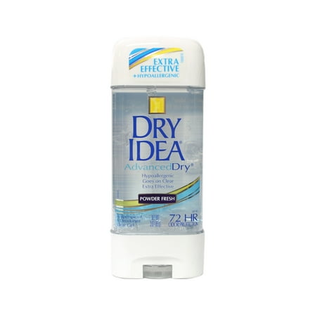 Dry Idea Anti-Perspirant And Deodorant Clear Gel, Powder Fresh - 3 Oz