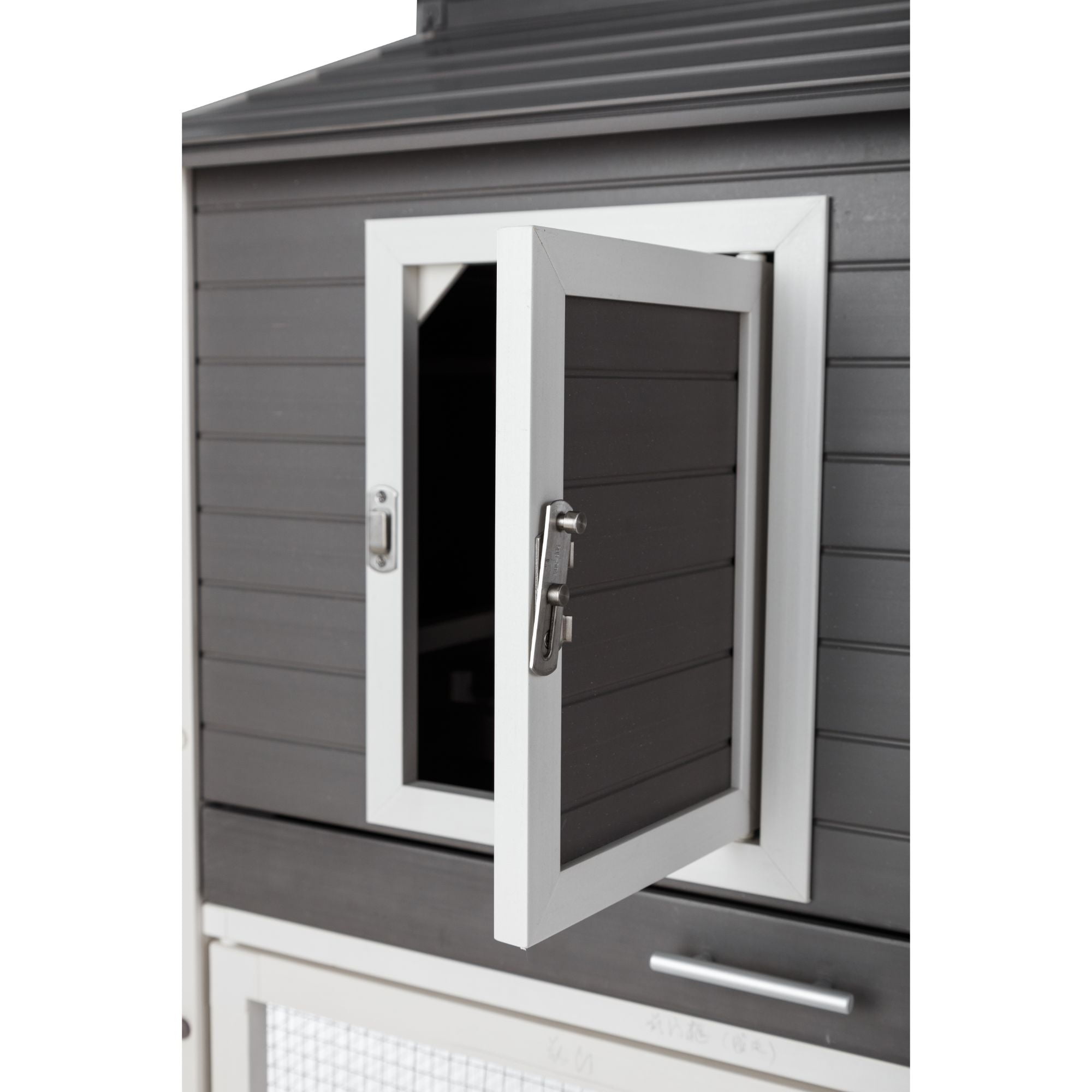 New Age Pet® ECOFLEX® Urban Farm Chicken Coop - 2-Level Living Space with Nesting Box, Roosting Bars, and NeveRust Stainless Steel Pen, Easy Assembly, Ideal for 2 Average Size Chickens or 4 Bantams