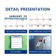 thumbnail image 5 of Calendario Plegable Adhesivo de Doble Cara Borrable para Pared (2025), 5 of 7
