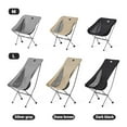 thumbnail image 6 of Naturehike, Ultralight All Aluminum Camping Chair, Detachable Outdoor Moon Chair, Portable Ergonomic Backpacking Chair, Compact Round Camping Chair, Thickened Frame, 600D Tear-resistant Oxford Fabric, 6 of 20