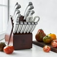 thumbnail image 2 of Henckels Statement 15-pc Knife Block Set - White Handles, 2 of 4