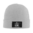 thumbnail image 2 of ZICANCN Knit Beanie Hat-Funny Words Winter Cap Soft Warm Classic Hats for Men Women, 2 of 8