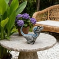 thumbnail image 3 of Dserhfy Realistic Dinosaur Figurine Resin Dinosaur Statue Weather-Resistant Outdoor Dinosaur Decoration Unique Gift for Kids, 3 of 8
