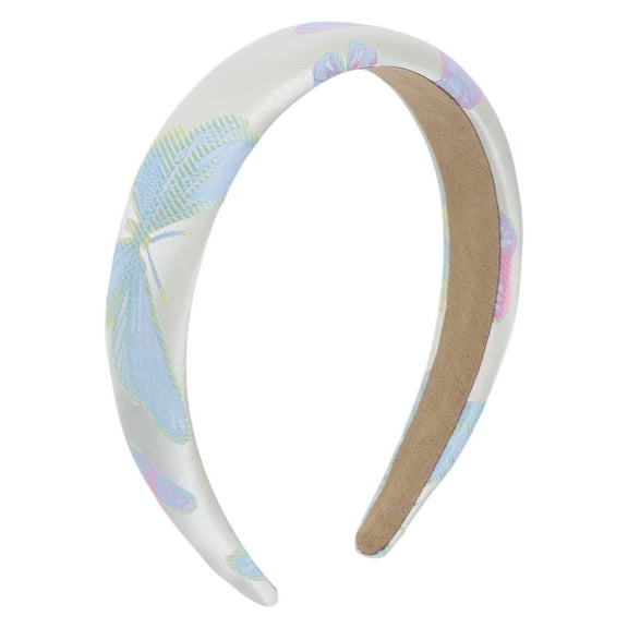 Unique Bargains 1 Pc Jacquard Embroidery Headbands for Women Blue