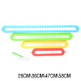 thumbnail image 5 of OUTAD Sentence Long Knitting Tool Knitting Wool Loom Sewing Needle Sweater Crochet Sewing Tools Plastic Castle Weber, 5 of 5