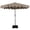 Brown, variant on Costway 10 FT Patio Umbrella with Weighted Base, Sandbags, Push Button Tilt & Crank Gray