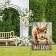 thumbnail image 6 of Welcome Cute Squirrel Flag 12 x 18 Inch Double Sided Burlap Rustic Farmhouse Yard Lawn Outdoor Decor, 6 of 6