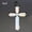 Opal, variant on Natural Chakra Crystal Cross Pendant Gems Stone Amulet Energy Reiki Healing Gift-Rose Quartz