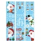 thumbnail image 1 of Papá Noel, Alce, Muñeco de nieve, Electricidad, Pegatinas para ventanas, Puertas de cristal, Pegatinas decorativas de copos de nieve navideños, 1 of 4
