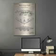 thumbnail image 5 of Luxe Metal Art 'Tripod Flying Boat Blueprint Patent Parchment' Metal Wall Art, 24"x36", 5 of 9