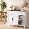 thumbnail image 2 of HOMCOM Sideboard Buffet Cabinet, 44" Farmhouse Kitchen Storage Cabinet, 2 of 10
