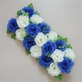 thumbnail image 3 of Kit de arco de flores para boda con cortinas, guirnalda de rosas artificiales de lujo para ceremonia de boda, cenador, telón de fondo de recepción, decoración floral de rosas, 3 of 6