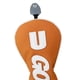 thumbnail image 4 of Funda protectora de cuero PU para palos de golf, funda de madera para palos de golf U naranja, 4 of 9