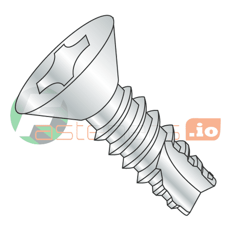 

#4 x 3/8 Type 25 Thread Cutting Screws / Phillips / Flat Head / Steel / Zinc (Quantity: 10 000 pcs)