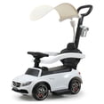 thumbnail image 2 of Lowestbest 3 in 1 Convertible Baby Toddler Strolle, Kids Ride On Push Car Vehicles Toy for Children Boys & Girls, White, 2 of 7