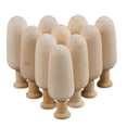 thumbnail image 1 of 10 adornos de madera sin terminar para hacer tú mismo, grafitis, manualidades creativas de madera en blanco. 25 cm x 7 cm, 1 of 9