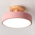 thumbnail image 6 of Nordic LED Ceiling Lamp Macaron Saving Ceiling Light Round Easy to Install Lighting Fixture Flat Light for The Corridor Corridor Living Room, 6 of 7