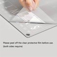 thumbnail image 4 of QJUHUNG Weekly Magnetic Dry-Erase Plan Board Set with 8 Markers - Transparent  Reusable Acrylic Message Board for Refrigerator and Office, 4 of 6