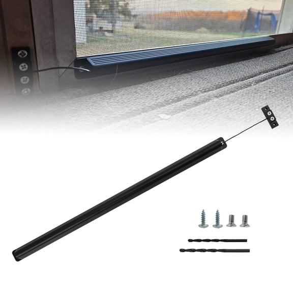 RULLINE RV Screen Door Closer Kit, Automatic Camper Door Closer with Adjustable Tension, Durable Aluminum
