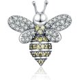 thumbnail image 1 of HUGFEGWE S925 Sterling Silver Bee Beaded Pendant Color Dripping Oil Zircon Insect Bead Pendant U2536-22394, 1 of 1