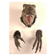 thumbnail image 3 of Estatua de Velociraptor de resina para montaje en pared, escultura de dinosaurio, adorno colgante para interior y exterior, 3 of 4