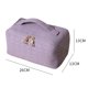 thumbnail image 3 of Bolsa de cosméticos PU Caja de maquillaje de gran capacidad a cuadros para viajes femeninos (púrpura) Ndcxsfigh Cuidado Belleza, 3 of 6