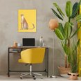 thumbnail image 3 of Stupell Industries Modern Cheetah on Vibrant Yellow Canvas Art, 16 x 20, by Karolina Sato, 3 of 8