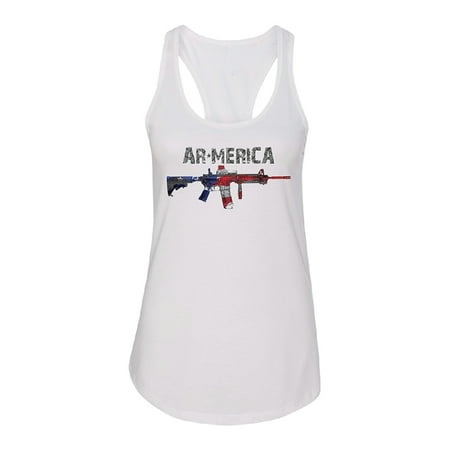 Second Amendment Right To Keep And Bear Arms - AR-MERICA 2nd Amendment Keep & Bear Arms Women's Racerback Souvenir