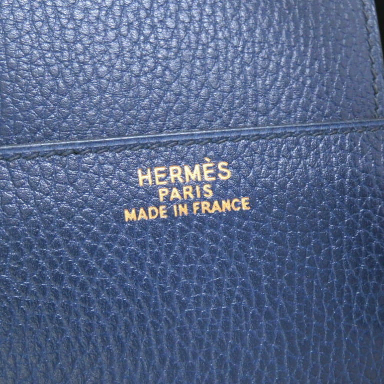 Authenticated used Hermes Drag Voyage 48 Ardennes Blue Roy Rouge Vif Bicolor Z Engraved Boston Bag Red, Men's, Size: (HxWxD): 35cm x 48cm x 25cm /