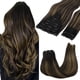 thumbnail image 1 of Extensiones de cabello con clip GOO GOO, cabello humano real, 22 pulgadas, 150 g, 1 of 8