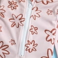 thumbnail image 7 of Summer Savings Clearance! Edvintorg Toddler Baby Girls' Swimwears With Zipper Cute Printed Guard Long Sleeve Bathing Suits Ruffled Swimsuit Kids Girl 12M-5T Children Swimwear For Girls, 7 of 7