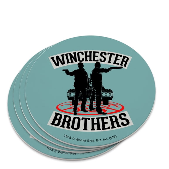 Supernatural Winchester Brothers Novelty Coaster Set
