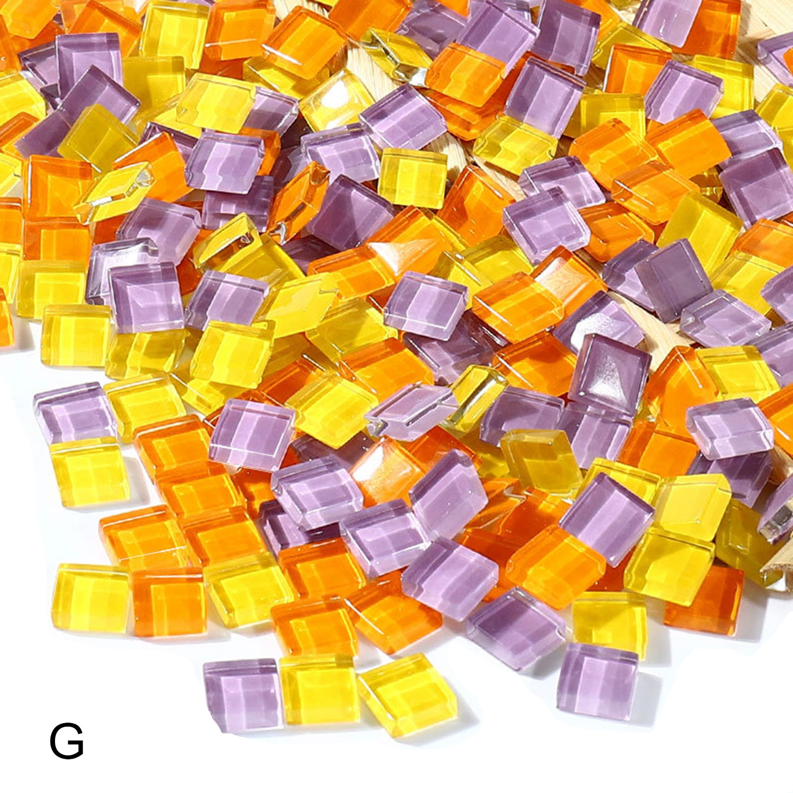 SamFansar Mosaic Glass Tiles Craft Mosaic Tiles 300pcs Mosaic Glass Tiles Craft Mosaic Tiles for
