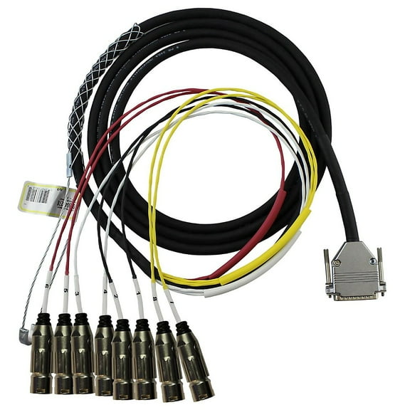 Rapco Horizon 8-Channel DSUB-XLR(M) Snake 5 ft.