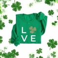thumbnail image 5 of Craaazy Women's St Patricks Day Sweatshirts with Green Shamrock, 5 of 5