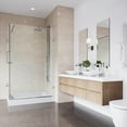 thumbnail image 6 of VIGO Pacifica 48 in. L x 36 in. W x 79 in. H Frameless Hinged Rectangle Shower Enclosure Kit in Chrome with Clear Glass, 6 of 12