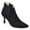 Black, variant on Womens Elitta Pull On Stiletto Booties, Widths Available