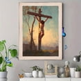 thumbnail image 4 of Qisvanset Crucifixion Jesus Christian Canvas Wall Art 15.75x11.81 Inches, 4 of 8