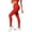 Saffron, variant on Women's High Waisted Ribbed Seamless Yoga Leggings Tummy Control Workout Pants