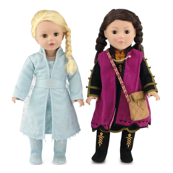 Emily Rose 18 Inch Doll Outfit Set 11 PC Princess Value Bundle - Compatible with American Girl Dolls