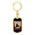 thumbnail image 4 of Bestcat Mom Ever Stainless Steel or 18k Gold Premium Swivel Dog Tag Keychain, 4 of 8
