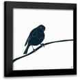 thumbnail image 1 of Lee, Judson 20x20 Black Modern Framed Museum Art Print Titled - Indigo Bird II, 1 of 5