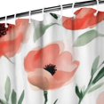 thumbnail image 3 of Pioneer Flower Floral Print Pattern Shower Curtain 72"x72" ,Bathroom Decorative Shower Curtains Set with 12 Hooks,Modern Waterproof Washable Shower Curtain, 3 of 6